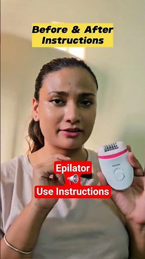Epilator before/after Problems and Care introductions #epilator #skincare #beforeandafter #care