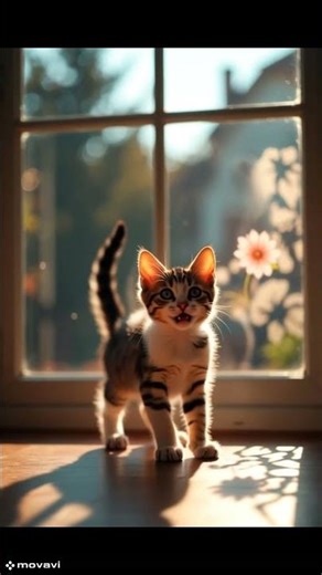 Playful Kitten Adventure: A Super Cute Day of Fun and Joy #cat #kitten #cuteoverload