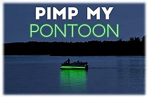 P1MP My Pontoon Green LED Boat Deck Lighting Kit 30,000 Lumen with Bonus Red & Green Navigation Lights DIY Pontoon Under Deck Lighting kit for Pontoon Boats by Green Blob Outdoors