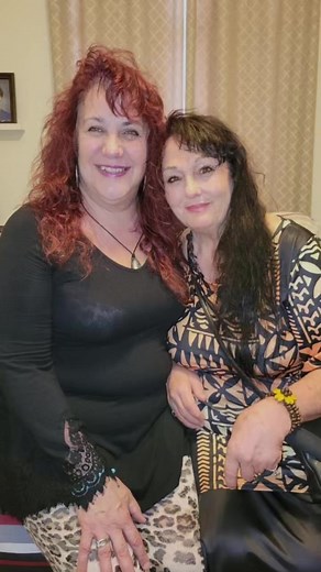 Me and Despina Montagas while she was visiting during my recovery. My old tag team partner, still there for me. ❤️ | Leilani Kai