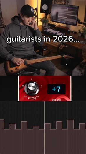 Why practice? Plugin 🎛️ = Hypertune by @polychromedsp #metalguitarist #guitarsolo #guitarmemes #guitaristmemes #guitaristofinstagram | As The Structure Fails