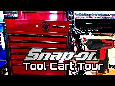 My Buddy's FULLY LOADED Snap-On Toolbox Tour! | 40" 6-Drawer Roll Cart