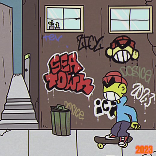 Skateboarding and Graffiti Art Compilation
