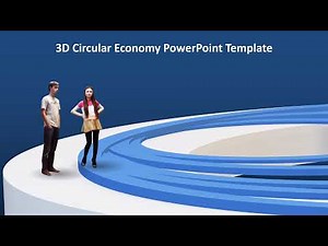 Animated 3D Circular Economy PowerPoint Template