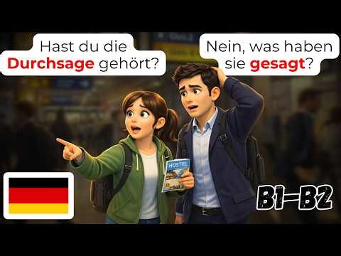 🇩🇪 Learn German in 25 Minutes: 60+ Public Transport Phrases You Need (B1-B2)