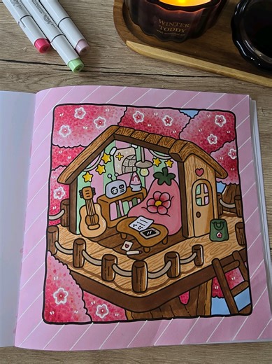 Embrace Spring Vibes with Cozy Drawing and Coloring