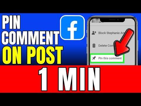 How To Pin Comment On Facebook Post 2026 (Fast And Easy)