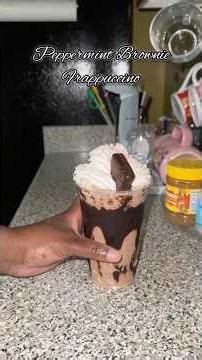 Peppermint Brownie Frappuccino