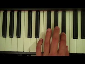 How To Play a B Major Scale on Piano- Left Hand
