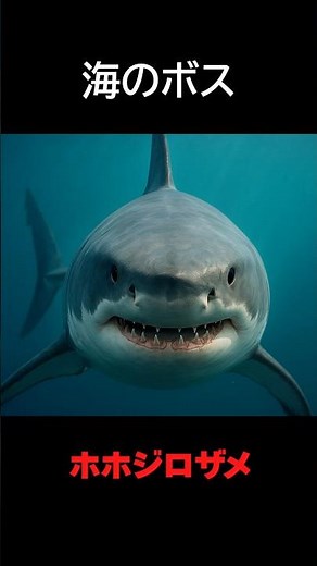 海のボス【ホホジロザメ】#雑学 #一分でわかる #動物
