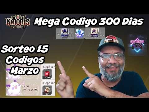 Mega Codigo por 300 Dias, Sorteamos 15 Codigos de Regalo Marzo, 7K Rebirth