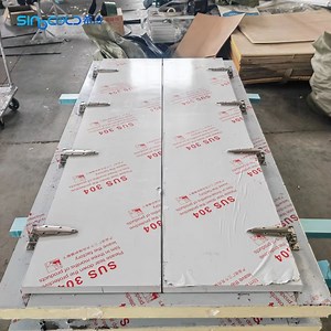 [Hot Item] Double Swing Stainless Steel Door for Walk-in Cooler Freezer Cold Room with Frame and Hinges