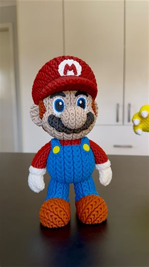 PrintSphereAU on Instagram: "You can’t have Bowser without Mario! 🍄 After printing our Bowser, it only felt right to bring in Mario to take him on. This crochet-style Mario is designed by @whale_3d_studio and 3D printed by us, giving him that handmade texture with crisp printed detail. He makes an awesome display piece on his own, but would look even better when paired up with Bowser. ✨PrintSphereAU #Mario #3DPrinting #3DPrinted #Collectibles #SmallBusinessAU"