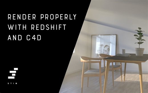 redshift的正确渲染设置方法（中文字幕）