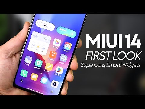 MIUI 14 First Look - New Super Icons, New Smart Widgets & Lots more !! 🔥