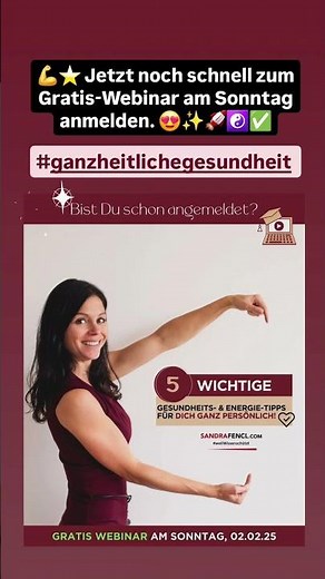 ✨️ LIVE-Webinar mit Gesundheits- und Energietipps! 😍☀️💪☯️✅️ www.edudip.market/w/435785