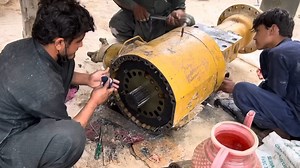 抢修小松装载机 行星齿轮完全毁坏像新的一样重建