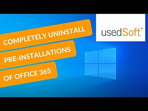 How to completely uninstall annoying pre-installations of Office 365