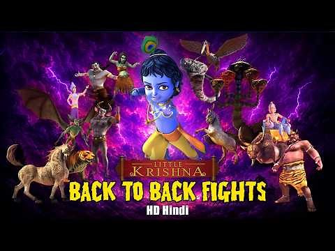 Little Krishna vs All Demons!  | Aghasura, Bakasura, Dhenuka & Keshi Vadh | Full Movie