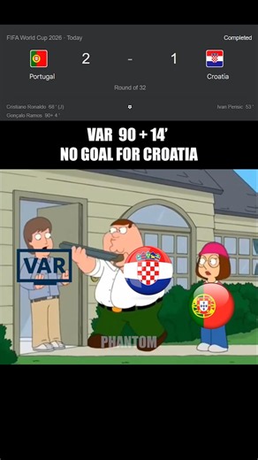 Portugal and Croatia absolute cinema game | World Cup 2026