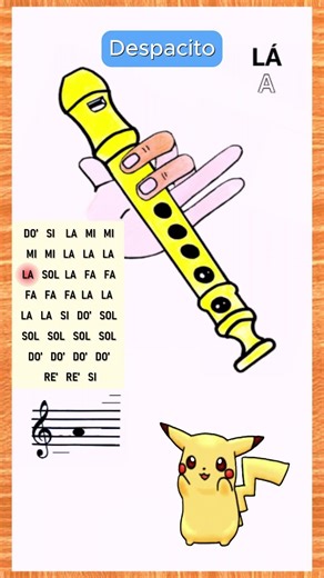 Do you want to play DESPACITO? 🎵 Recorder Tutorial with Amazing Animation 🌟