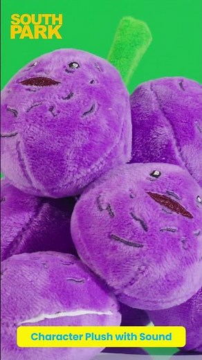 South Park 8-Inch Character Plush Toy With Sound | Member Berries, Mr. Hankey, Chef - Iconic Quotes!