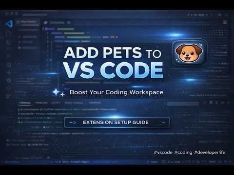 How to add Pets to your Code in Visual Studio #vscode #coding
