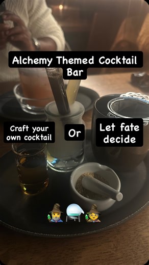 Jordyn & Ant | Traveling the world with PTO on Instagram: "📍 Alchemist Basel, Switzerland @alchemist.basel is one of those bars that make you go “wow, this is different”. Tucked away in Basel, Alchemist is a bar/restaurant with a major focus on Alchemy. All throughout the building you’ll notice alchemy motifs that really set the stage for what’s to come. And what’s coming are some of the most unique drink ideas ever. Jordyn got to craft her own cocktail. Our server brought out all the ingredien