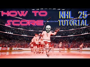 HOW TO SCORE GOALS IN NHL 25!! (Key Guide)