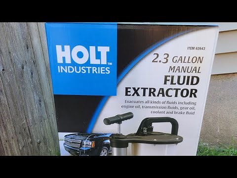 Harbor Freight Fluid Extractor Review