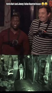 Jimmy Fallon and Kevin Hart visit a haunted house and it’s hilarious!! 😂 #kevinhart #jimmyfallon #funny #foryoupage | Vodka And Ghosts Podcast
