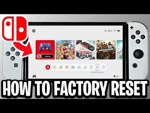 How To Factory Reset Nintendo Switch OLED - Full Guide