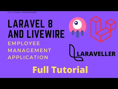 Laravel Full Tutorial with Livewire - Employees Management Project - Full Tutorial For Beginners