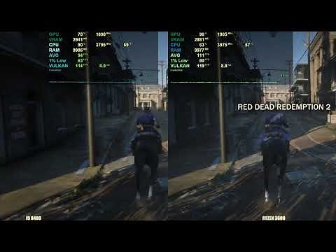 i5 8400 vs Ryzen 3600 Gaming test