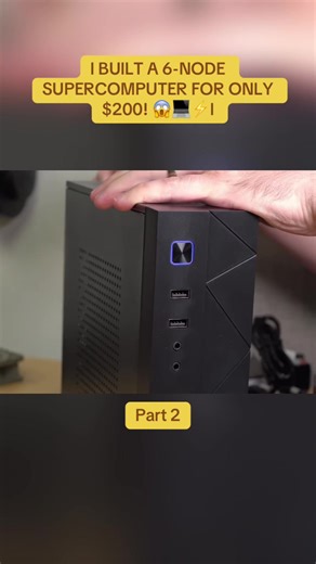 I BUILT A 6-NODE SUPERCOMPUTER FOR ONLY $200! 😱💻⚡ - Part 2 #raspberrypi #supercomputer #cephcluster #miniitx #techhacks