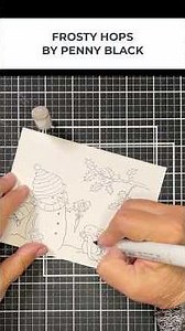 Bringing another stamp to life! I love snowmen - how about you?