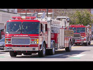 LAFD Light Force 92 Responding x3