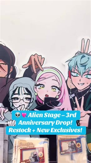 YuToo Studio on Instagram: "We’re thrilled to bring in a big wave of Alien Stage 3rd Anniversary Pop-Up exclusive goods — including both restocks and brand-new items! This drop includes: ✨ Can Badges ✨ Acrylic Selfie Stick ✨ Acrylic Stands ✨ Colour Board ⚠️ All items are limited — once sold out, that’s it! Plus, we’ve set up a special display featuring Till, Ivan & Sua CV signed “To” cards. 📸 Fans are welcome to visit and take photos in-store! 📍 Available now at Yu Too Studio #AlienStage #Alie