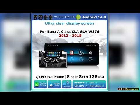 Android Auto Car Multimedia Radio Player for Mercedes Benz A Class CLA GLA W176 20122018 Wireless