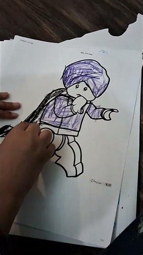 Coloring A Lego Professor Quirinus Quirrell