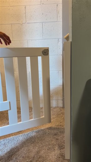 Our innovative latch system is easily opened with one finger for adults, but is tricky for toddlers. We ship to all US states & Canada. Call 1-866-950-4283 to get yours just a few weeks! #SafetyGates #CustomGates #BabyGate #PetGate #ElderlyGates | Gatekeepers Custom Safety Gates