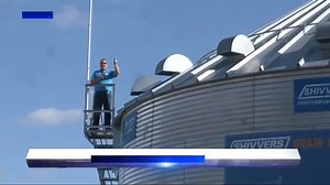 6.2K views · 127 reactions | Fun with grain drying systems, drones, excavators, combines and off road vehicles at the Farm Progress Show with Shivvers Mfg., Inc. Kubota Tractor Corporation Polaris Off Road Pegasus Robotics Inc | Meteorologist Kevin Lighty | Facebook