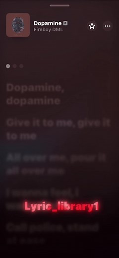 Dopamine: Fireboy DML Lyrics and Aesthetic