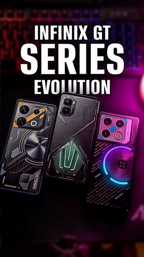 Infinix GT Series Evolution👹 #shorts #infinixgt30pro #infinixgt20pro #infinix
