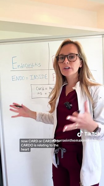 Endocarditis vs. Pericarditis: Do you know the difference?! 🫀🦠 #nursingschool #cardiacnursing #nursingfinals #RN #BSN #nursingstudents