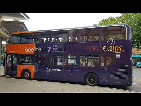 Full Ride: Bus Route X74 High Wycombe - Slough. First Beeline Enviro400 MMC 34375 (SO68 HFV)