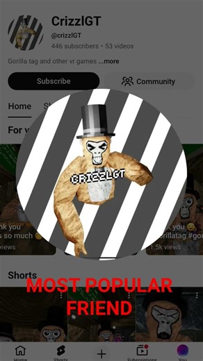 MOST POPOLAR FRIEND🤯