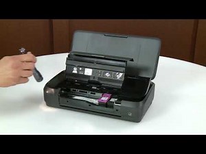 Fixing a Paper Jam on HP OfficeJet 200 and 250 Mobile Printers HP OfficeJet HP