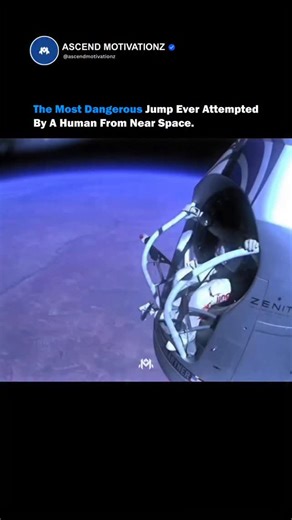 Business | Mindset | News on Instagram: "Felix Baumgartner’s Record-Breaking Space Jump 🚀🌌 In 2012, Felix Baumgartner leapt from 39,045 meters during the Red Bull Stratos mission, entering near-vacuum conditions with temperatures below −60°C. He free-fell for over 4 minutes, reaching 1,357 km/h—breaking the sound barrier without engines. Every second carried extreme risk: a flat spin or suit failure could have been fatal. Engineers designed a pressurized suit, while scientists monitored heart 