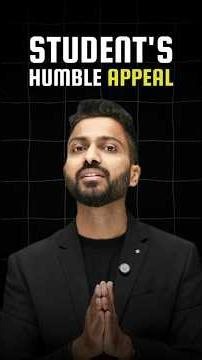 Student's Humble Appeal #appeal #request #ibps